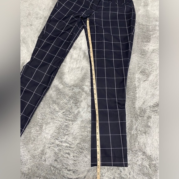 Buy 2 Get 1 - Black straight checked pants - Picture 5 of 6